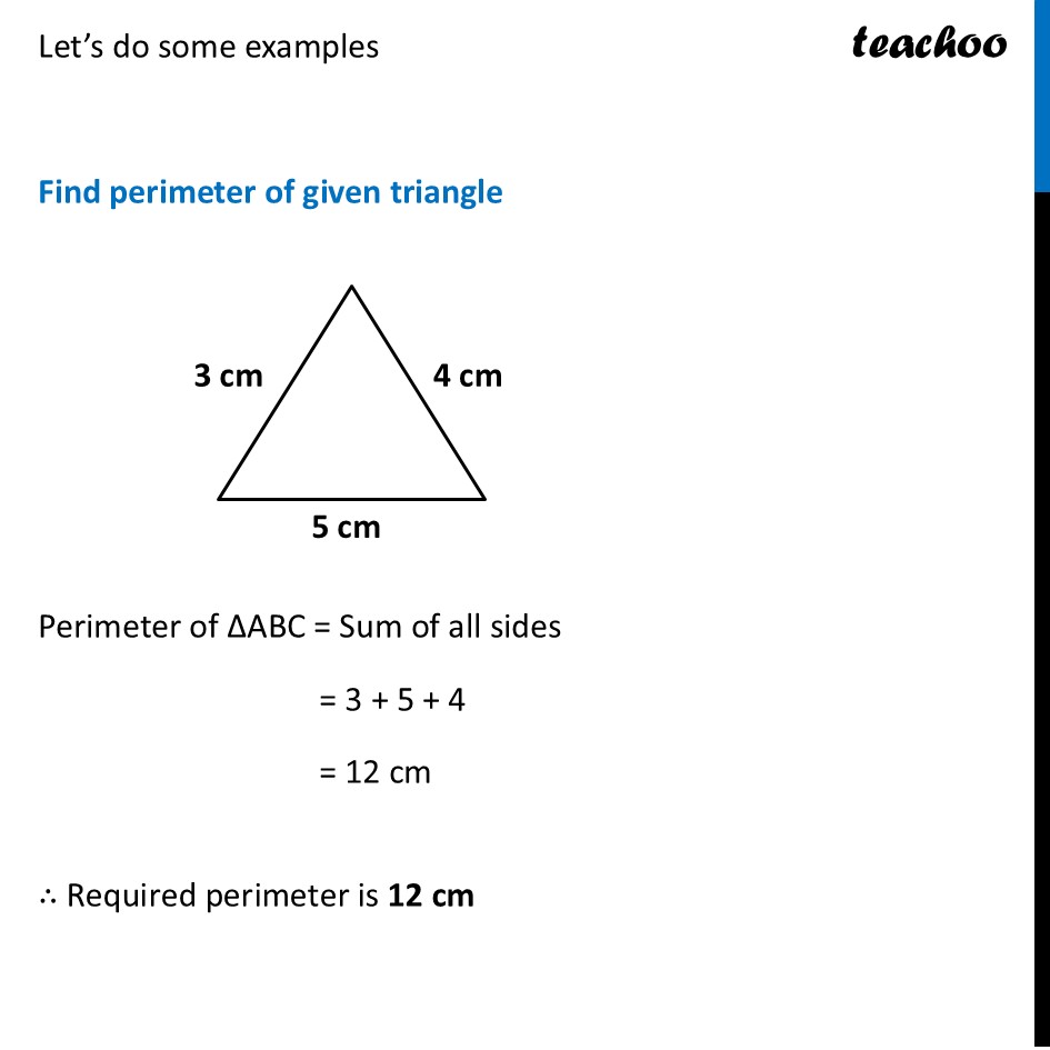 part 2 - Perimeter of Triangle - Perimeter of Rectangle, Square, Triangle - Chapter 6 Class 6 - Perimeter and Area (Ganita Prakash) - Class 6 (Ganita Prakash & Old NCERT)