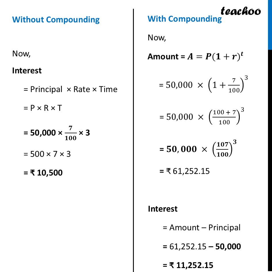 The post office offers an interest of 7% p.a. How much interest would