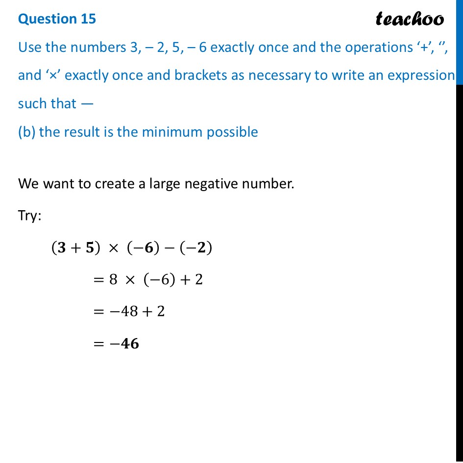 part 2 - Question 15 - Figure it out - Page 42, 43, 44 - Chapter 2 Class 7 - Operations with Integers (Ganita Prakash II) - Class 7 (Ganita Prakash 1, 2 & old NCERT)