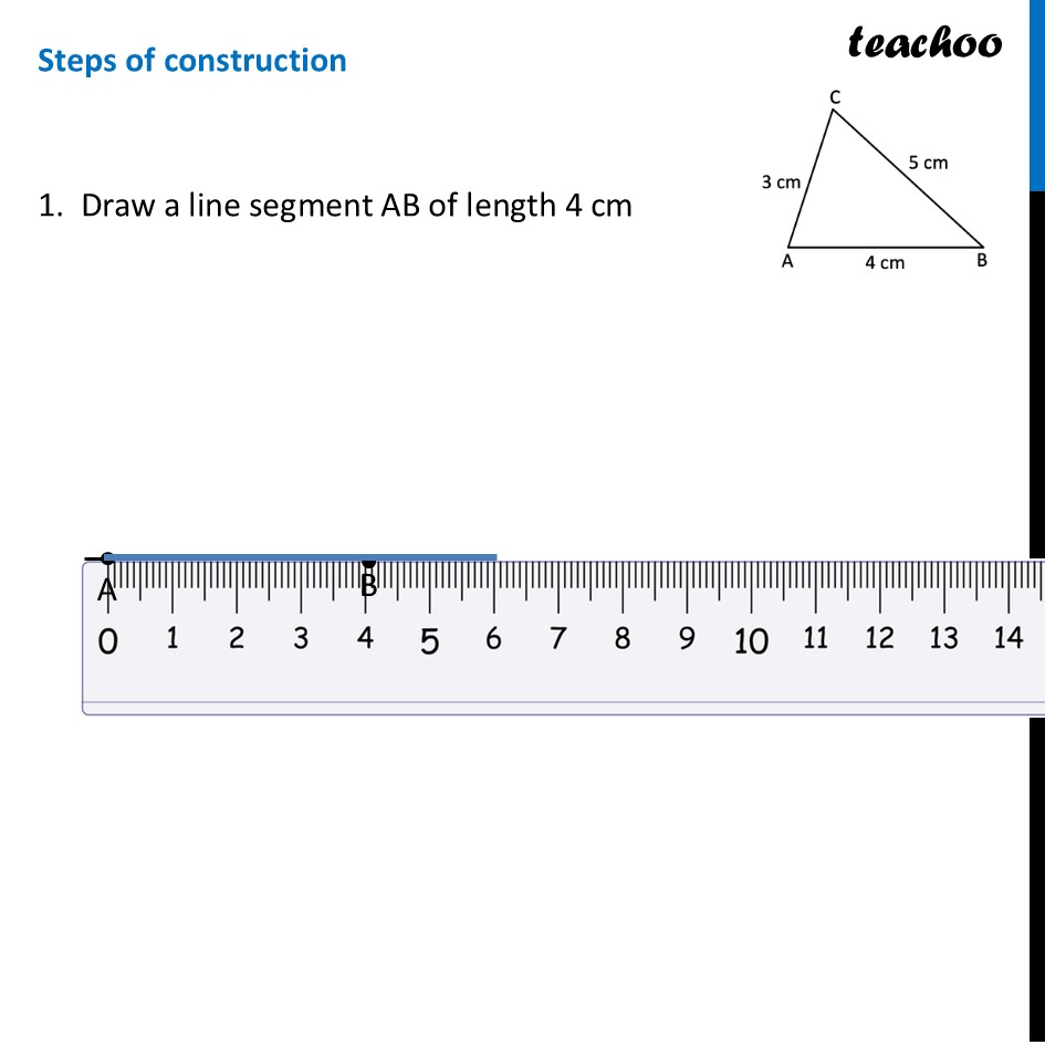 part 2 - Question (b) - Page 150 - Constructing a Triangle when its Sides are given - Chapter 7 Class 7 - A tale of three Intersecting Lines (Ganit Prakash) - Class 7 (Ganita Prakash 1, 2 & old NCERT)