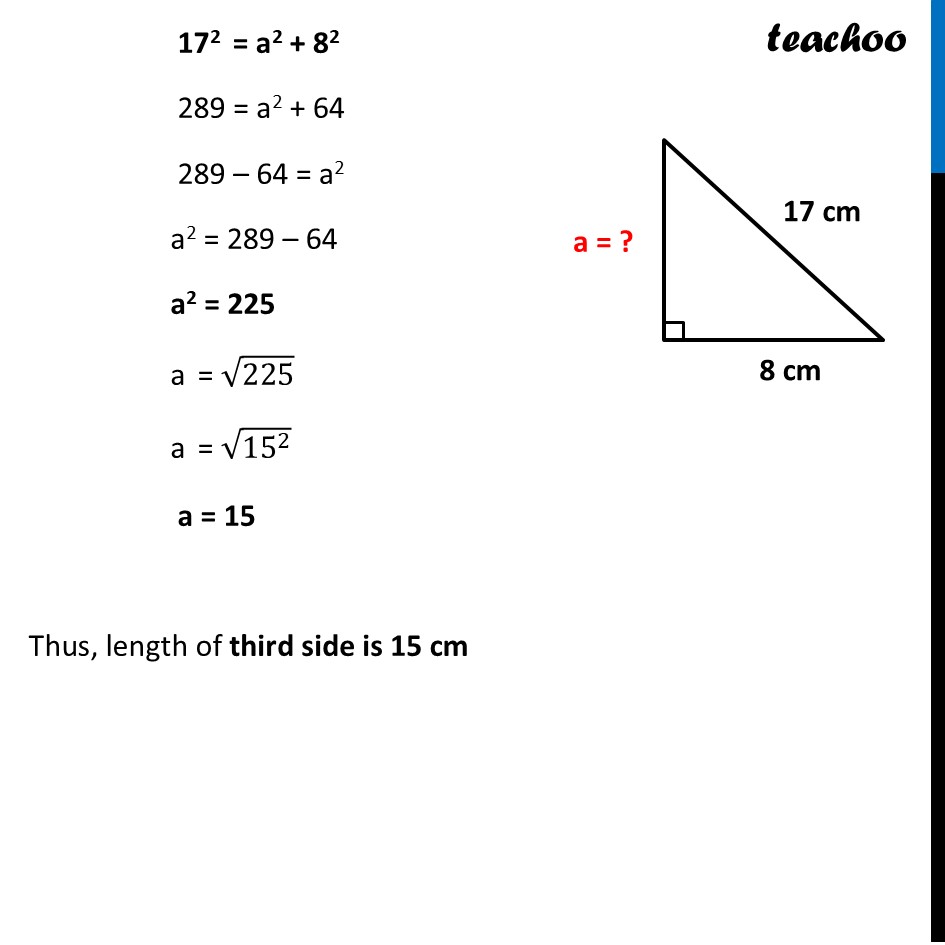 part 2 - Question 2 - Figure it out (Page 47) - Baudhāyana’s Theorem on Right-angled triangles - Chapter 2 Class 8 - The Baudhayana-Pythagoras Theorem (Ganita Part 2) - Class 8 (Ganita Prakash - 1, 2 & Old NCERT)
