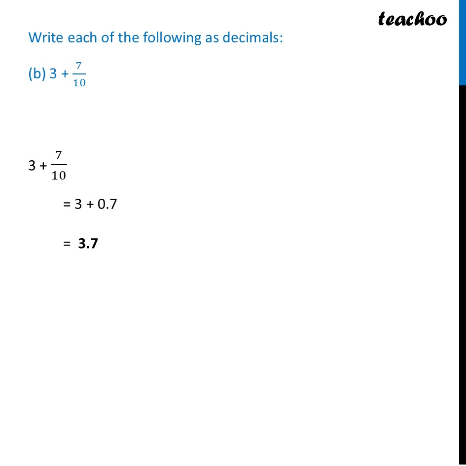 part 11 - Worksheet on converting Fractions to Decimals - Fractions to Decimals - Chapter 3 Class 7 - A peek beyond the Point (Ganita Prakash) - Class 7 (Ganita Prakash & Old NCERT)