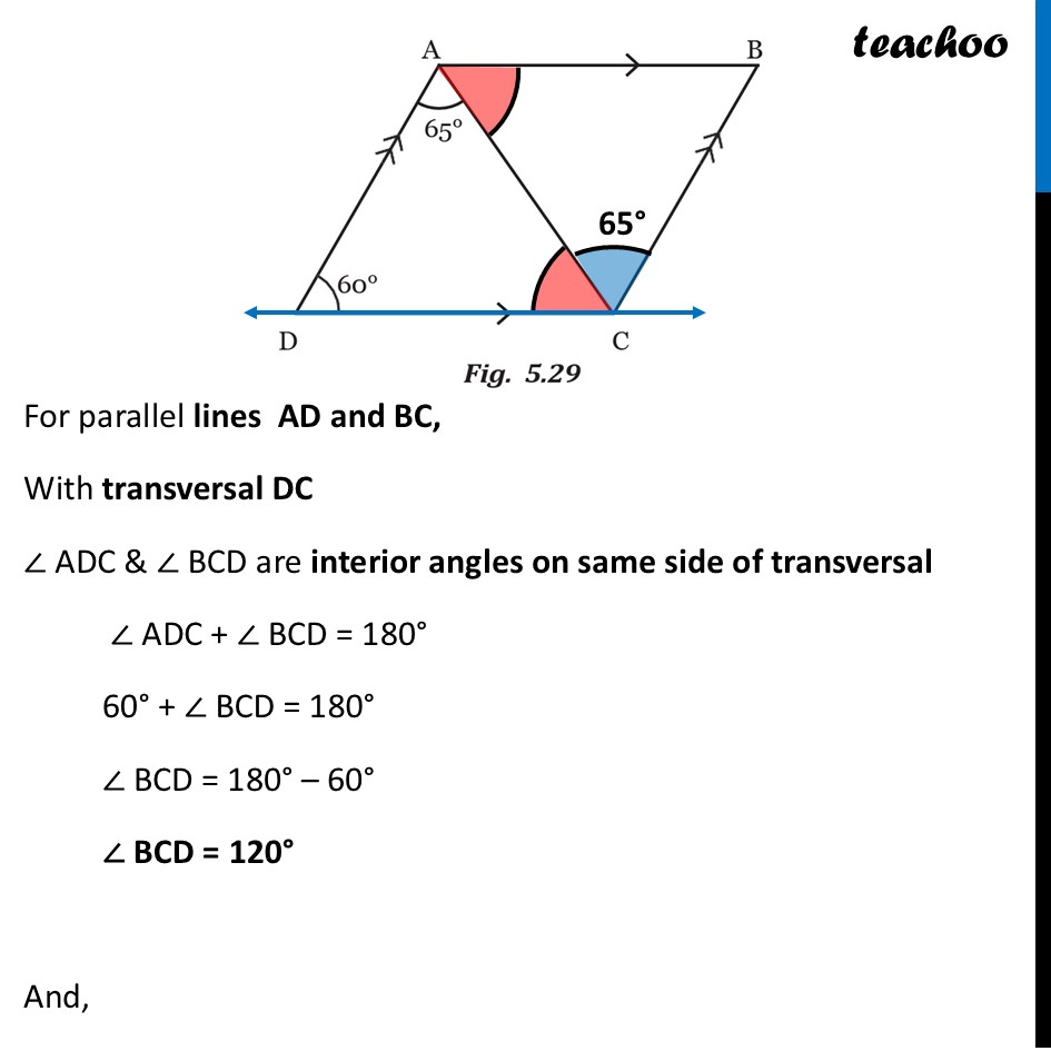part 2 - Example 4 - Page 122 - Alternate Angles - Chapter 5 Class 7 - Parallel and Intersecting Lines (Ganita Prakash) - Class 7 (Ganita Prakash & Old NCERT)