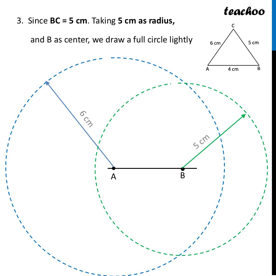 part 4 - Constructing a Triangle when its Sides are given - Constructing a Triangle when its Sides are given - Chapter 7 Class 7 - A tale of three Intersecting Lines (Ganit Prakash) - Class 7 (Ganita Prakash 1, 2 & old NCERT)