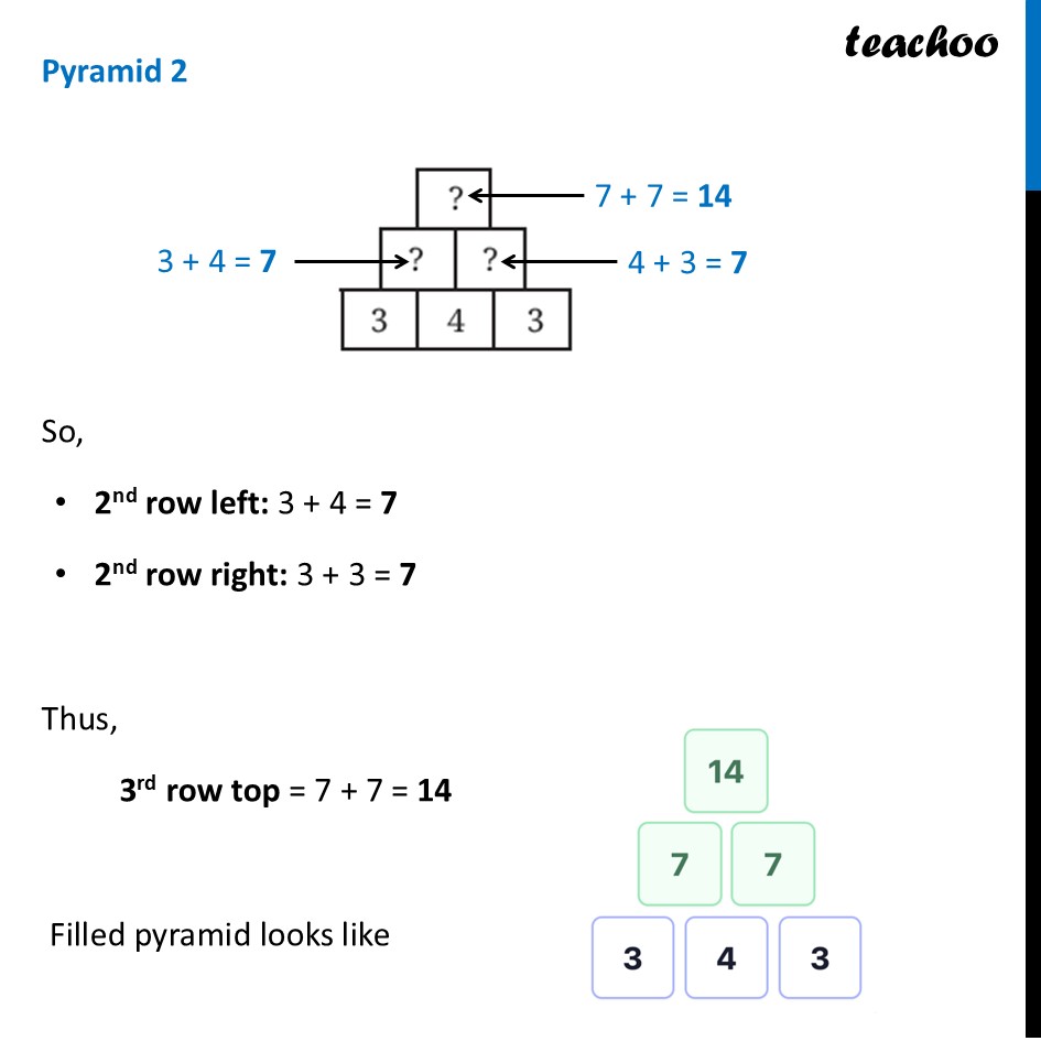 part 2 - Question 1 - Page 138 - Number Pyramids - Chapter 6 Class 8 - Algebra Play (Ganita Prakash II) - Class 8 (Ganita Prakash - 1, 2 & Old NCERT)