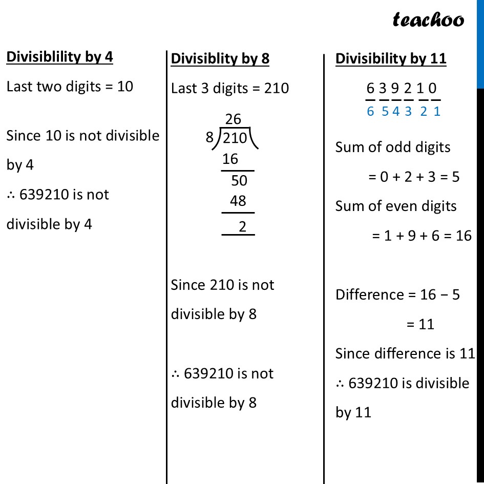 part 13 - Question 1 - Page 129 - Shortcut for Divisibility by 11 - Chapter 5 Class 8 - Number Play (Ganita Prakash) - Class 8 (Ganita Prakash - 1, 2 & Old NCERT)