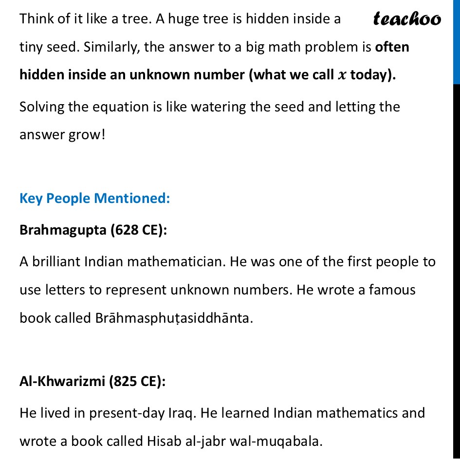 part 2 - A Pinch of History - A Pinch of History - Chapter 7 Class 7 - Finding the Unknown (Ganita Prakash II) - Class 7 (Ganita Prakash 1, 2 & old NCERT)