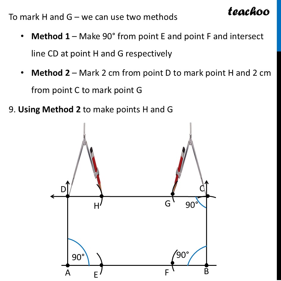 part 9 - Construct a Square within a Rectangle - Questions - Page 201 to 203 - Chapter 8 Class 6 - Playing with Constructions (Ganita Prakash) - Class 6 (Ganita Prakash & Old NCERT)