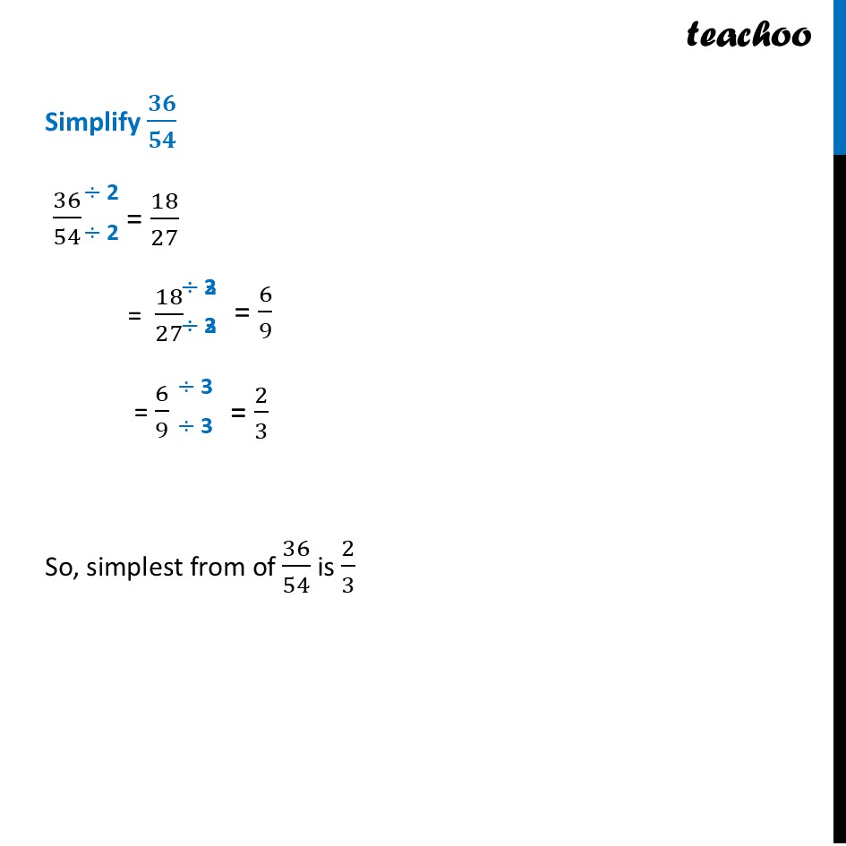 part 2 - Simplest form of Fractions - Fractions - Quick Revision - Chapter 8 Class 7 - Working with Fractions (Ganita Prakash) - Class 7 (Ganita Prakash 1, 2 & old NCERT)