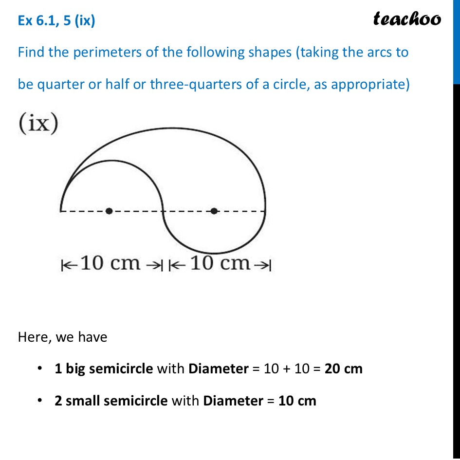 [Class 9 Ganita Manjari] Find the perimeters of the following shapes - Exercise Set 6.1