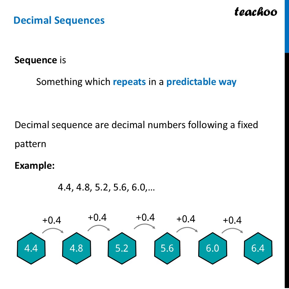 Decimal Sequences - with 5+ examples (and how to find next numbers) - Decimal Sequences