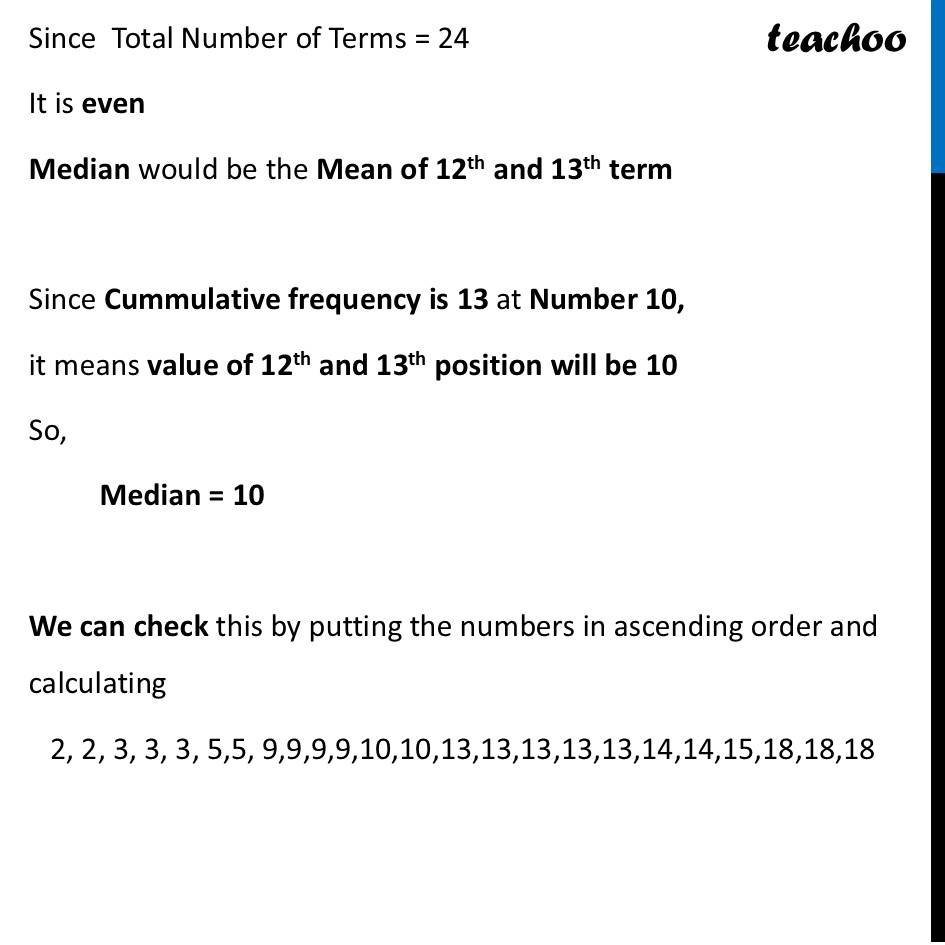 part 4 - Mean and Median with Frequencies - Mean and Median with Frequencies - Chapter 5 Class 8 - Tales by Dots and Lines (Ganita Prakash II) - Class 8 (Ganita Prakash - 1, 2 & Old NCERT)
