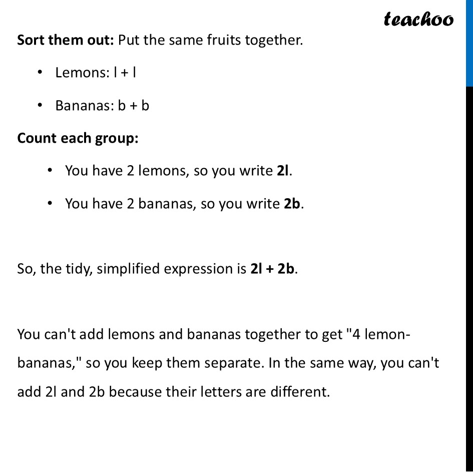 part 3 - Simplification of Algebraic Expressions - Simplification of Algebraic Expressions - Chapter 4 Class 7 - Expressions using Letter-Numbers (Ganita Prakash) - Class 7 (Ganita Prakash & Old NCERT)