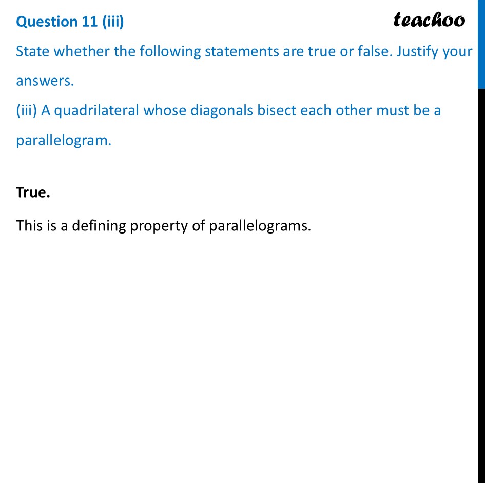part 3 - Question 11 - Figure it out - Page 107 - Chapter 4 Class 8 - Quadrilaterals (Ganita Prakash) - Class 8 (Ganita Prakash & Old NCERT)