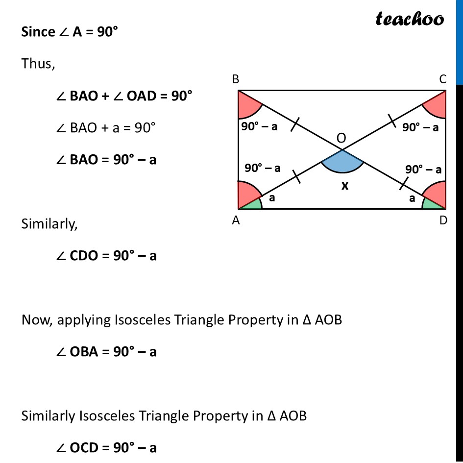 part 3 - Deduction 3 - What are the angles between the diagonals? - Rectangle - Chapter 4 Class 8 - Quadrilaterals (Ganita Prakash) - Class 8 (Ganita Prakash & Old NCERT)