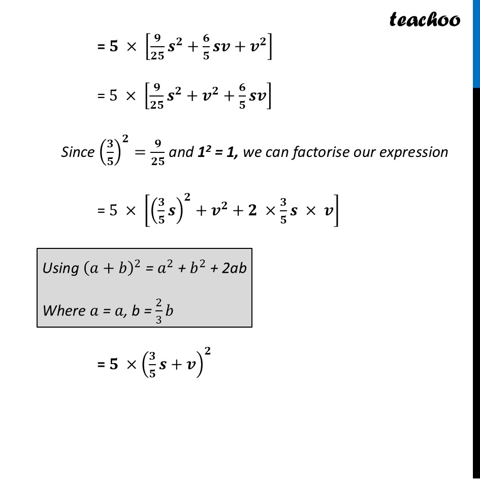 part 8 - Ex 4.2, 1 - Exercise Set 4.2 - Chapter 4 Class 9 - Exploring Algebraic Identities (Ganita Manjari I) - Class 9