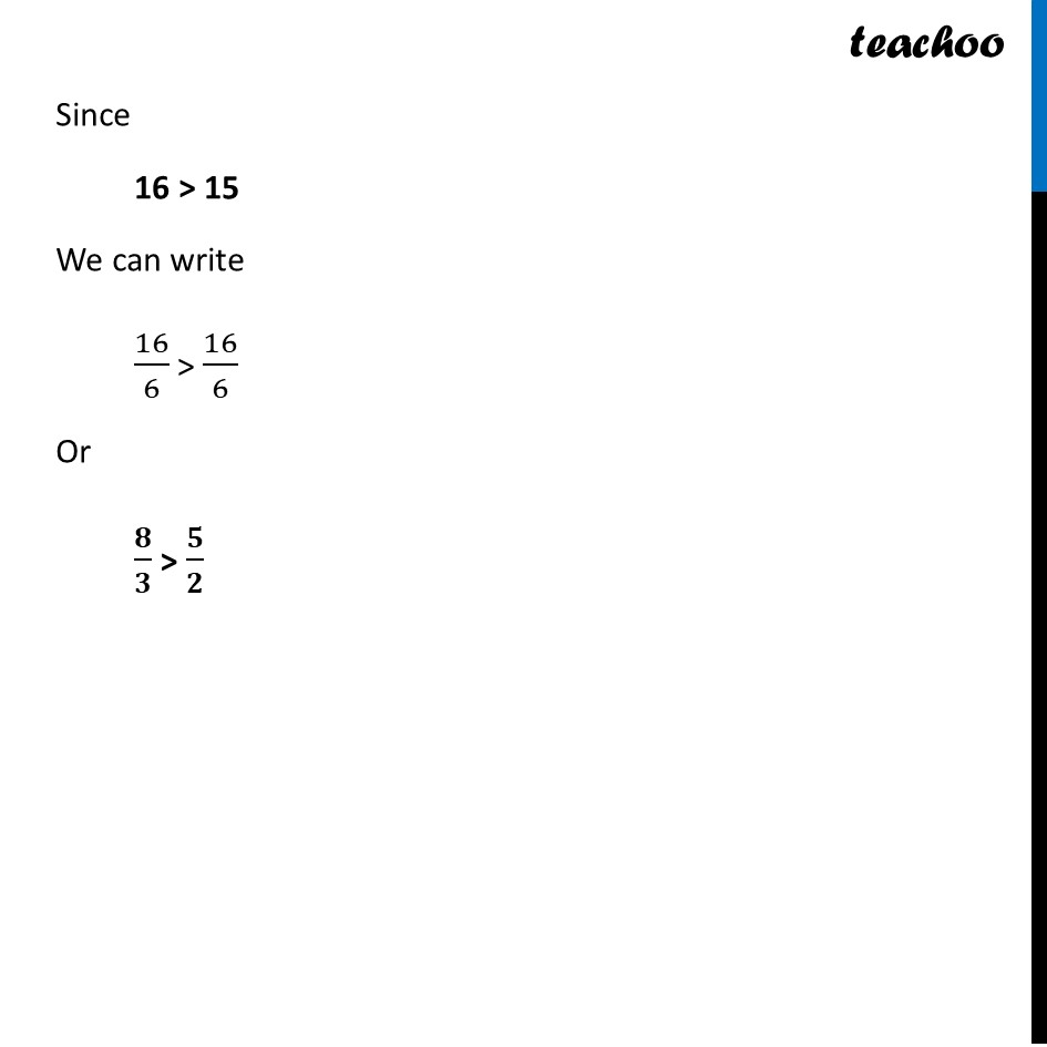 part 2 - Question 1 (Page 174) - Comparing Fractions - Chapter 7 Class 6 - Fractions (Ganita Prakash) - Class 6 (Ganita Prakash & Old NCERT)