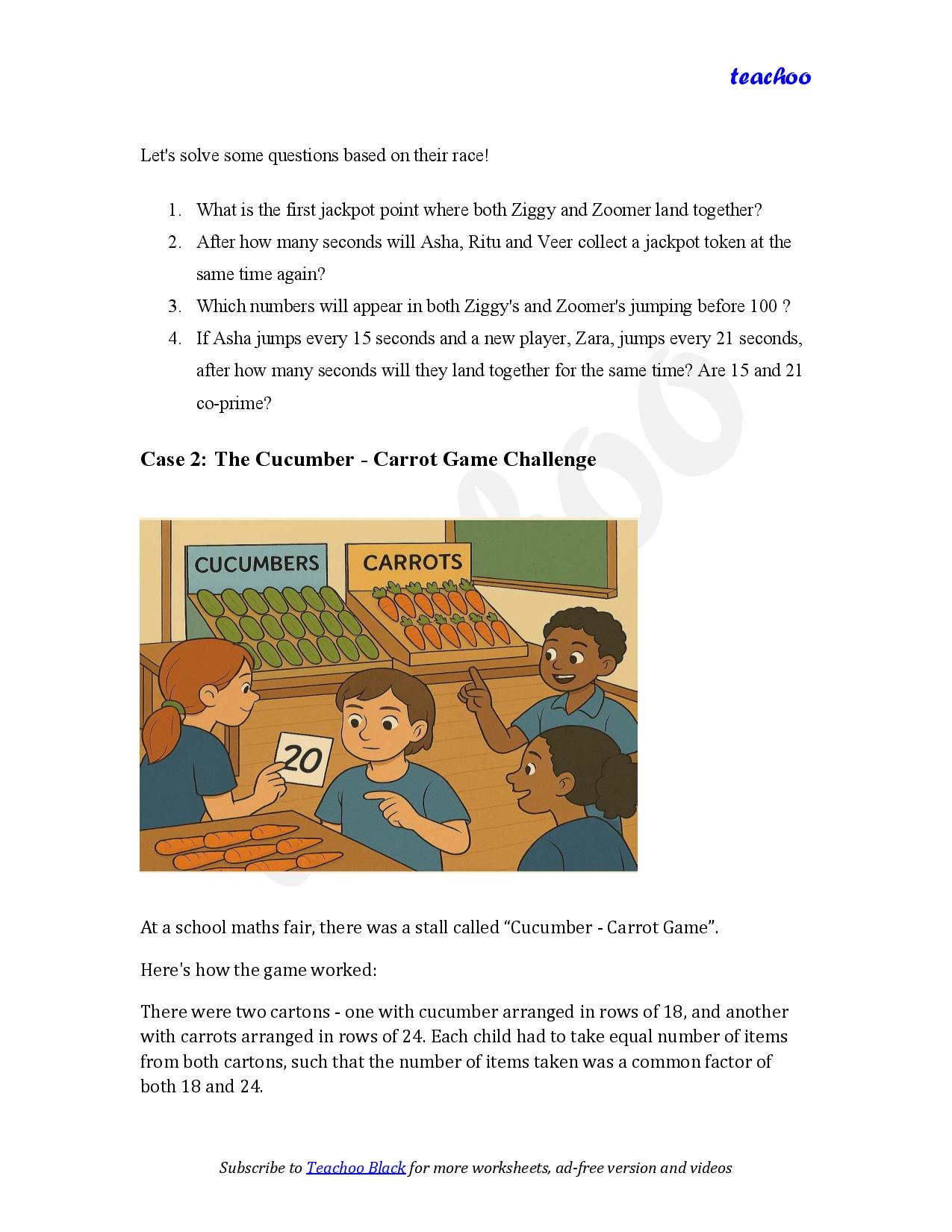 part 3 - Case Based Questions - Worksheet 2 - Teachoo Questions - Case Based - Chapter 5 Class 6 - Prime Time (Ganita Prakash) - Class 6 (Ganita Prakash & Old NCERT)