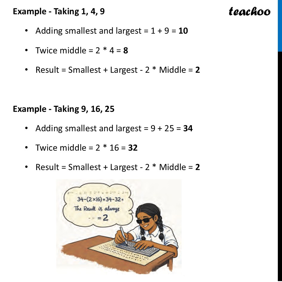 part 2 - Consecutive Square Numbers - Consecutive Square Numbers - Chapter 4 Class 9 - Exploring Algebraic Identities (Ganita Manjari I) - Class 9