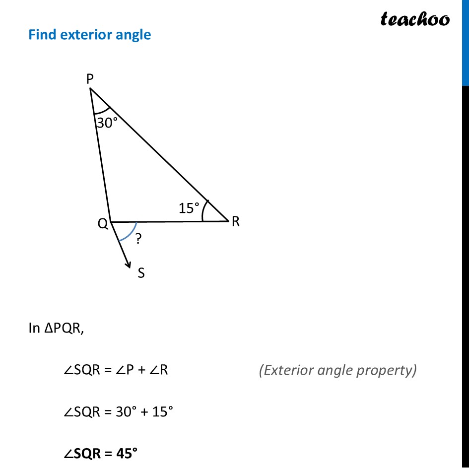 part 2 - Finding Exterior Angles - Exterior Angles - Chapter 7 Class 7 - A tale of three Intersecting Lines (Ganit Prakash) - Class 7 (Ganita Prakash & Old NCERT)