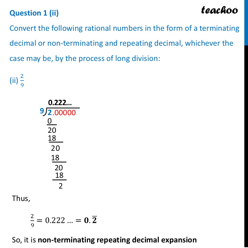 part 2 - Question 1 - End-of-Chapter Exercises - Chapter 3 Class 9 - The World of Numbers (Ganita Manjari I) - Class 9