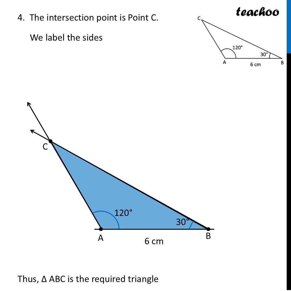 part 5 - Question 1 (c) - Figure it out - Page 162 - Constructing Triangle when 2 Angles and the Included Side are given - Chapter 7 Class 7 - A tale of three Intersecting Lines (Ganit Prakash) - Class 7 (Ganita Prakash 1, 2 & old NCERT)