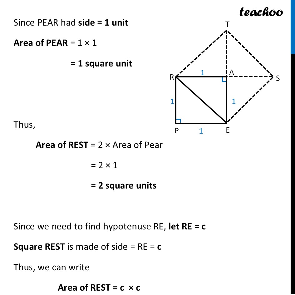 part 3 - Hypotenuse of an Isosceles Right Triangle - Hypotenuse of an Isosceles Right Triangle - Chapter 2 Class 8 - The Baudhayana-Pythagoras Theorem (Ganita Part 2) - Class 8 (Ganita Prakash - 1, 2 & Old NCERT)