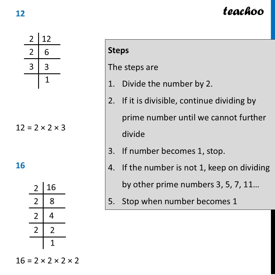 part 2 - Prime Factorisation - Prime Factorisation - Chapter 5 Class 6 - Prime Time (Ganita Prakash) - Class 6 (Ganita Prakash & Old NCERT)