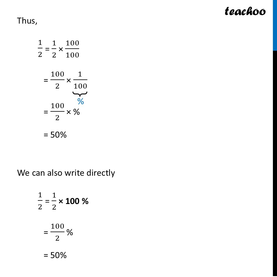 part 2 - Converting Fractions to Percentage - Percentage - Definition - Chapter 1 Class 8 - Fractions in Disguise (Ganita Prakash II) - Class 8 (Ganita Prakash - 1, 2 & Old NCERT)