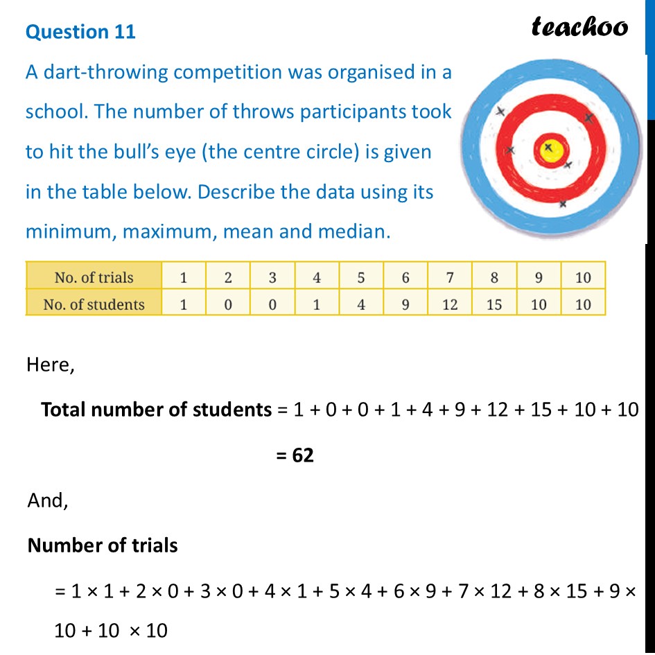 [Class 8] A dart-throwing competition was organised in a school - Figure it out - Page 113-116