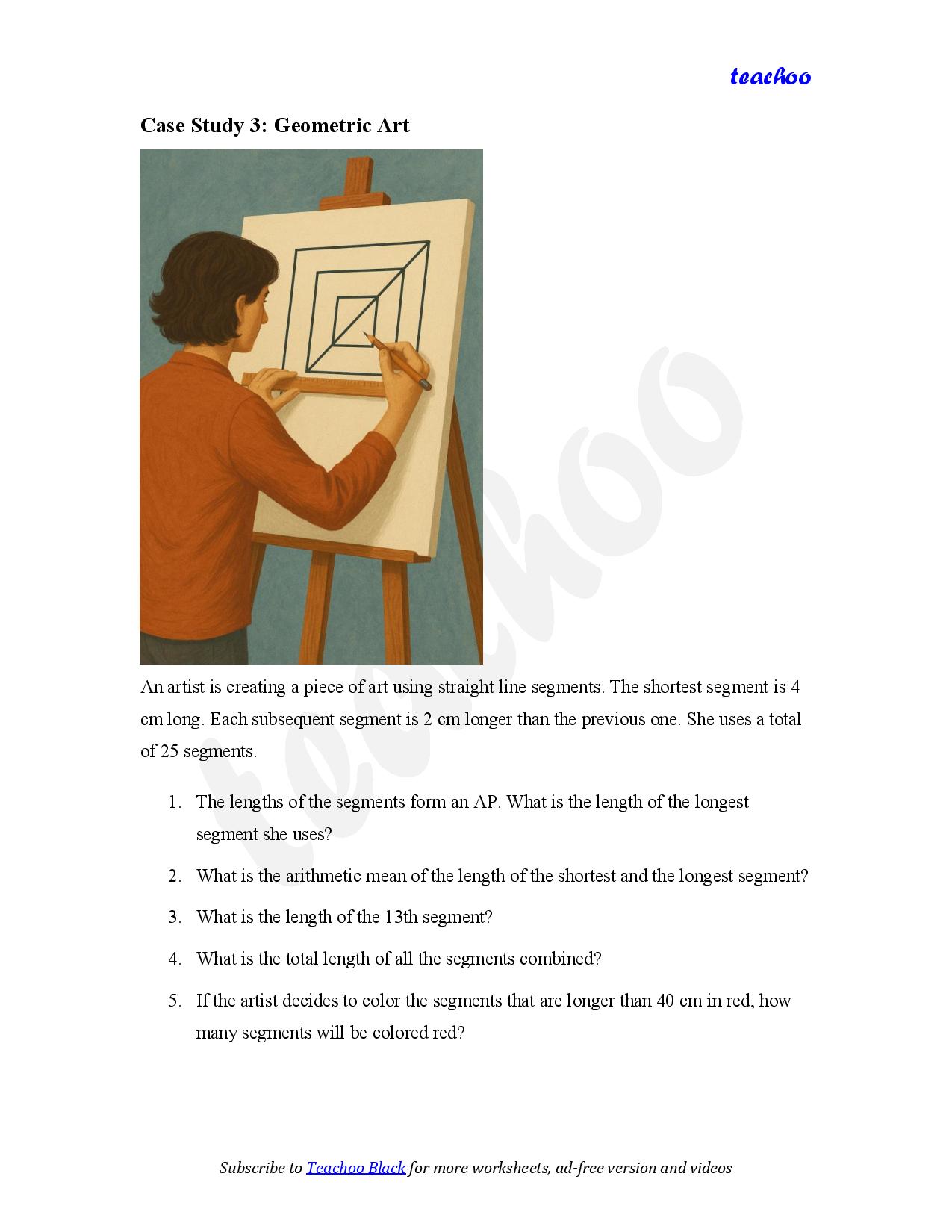 part 4 - Case Based Questions - Worksheet 2 - Teachoo Questions - Case Based - Serial order wise - Chapter 5 Class 10 Arithmetic Progressions