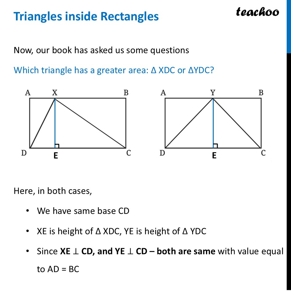 Triangles inside Rectangles - Chapter 7 Class 8 Ganita Prakash Part 2 - Area of Triangle