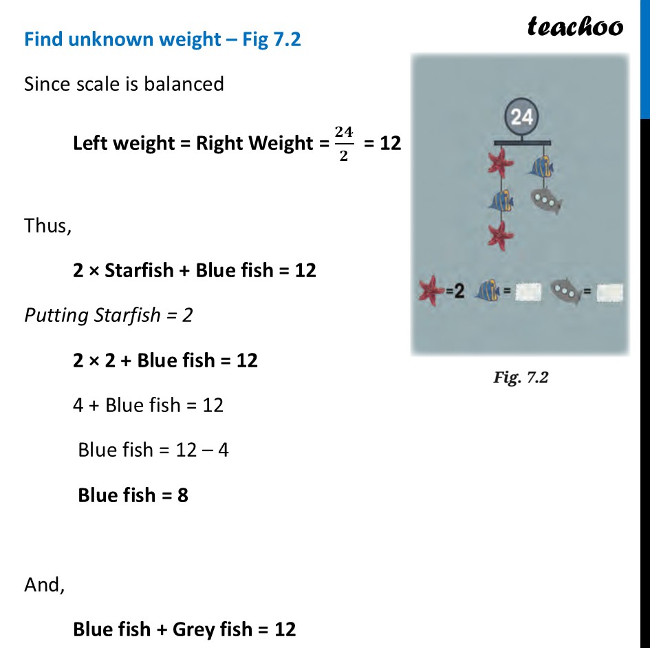 part 3 - Unknown Weights - Unknown Weights - Chapter 7 Class 7 - Finding the Unknown (Ganita Prakash II) - Class 7 (Ganita Prakash 1, 2 & old NCERT)