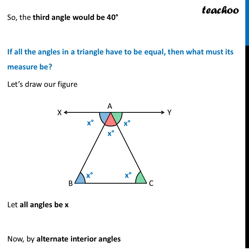 part 4 - Question 2 - Figure it out - Page 165 - Sum of angles of a triangle - Chapter 7 Class 7 - A tale of three Intersecting Lines (Ganit Prakash) - Class 7 (Ganita Prakash & Old NCERT)
