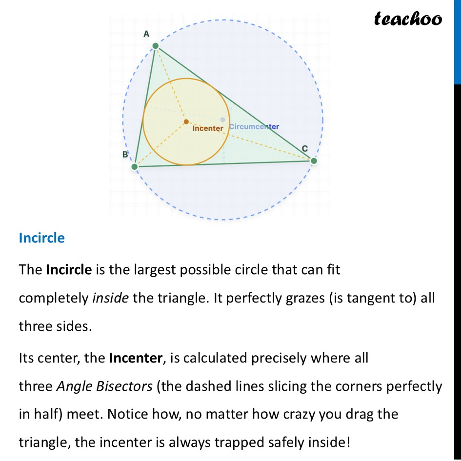 part 2 - Circumcircle and Incircle of a Triangle - Circumcircle and Incircle of a Triangle - Chapter 6 Class 9 - Measuring Space: Perimeter and Area (Ganita Manjar - Class 9