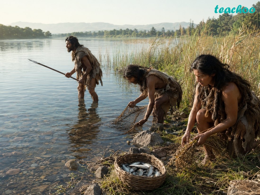 What was the mainstay of the sub - Early Humans and Begin - [Teachoo] - Concepts