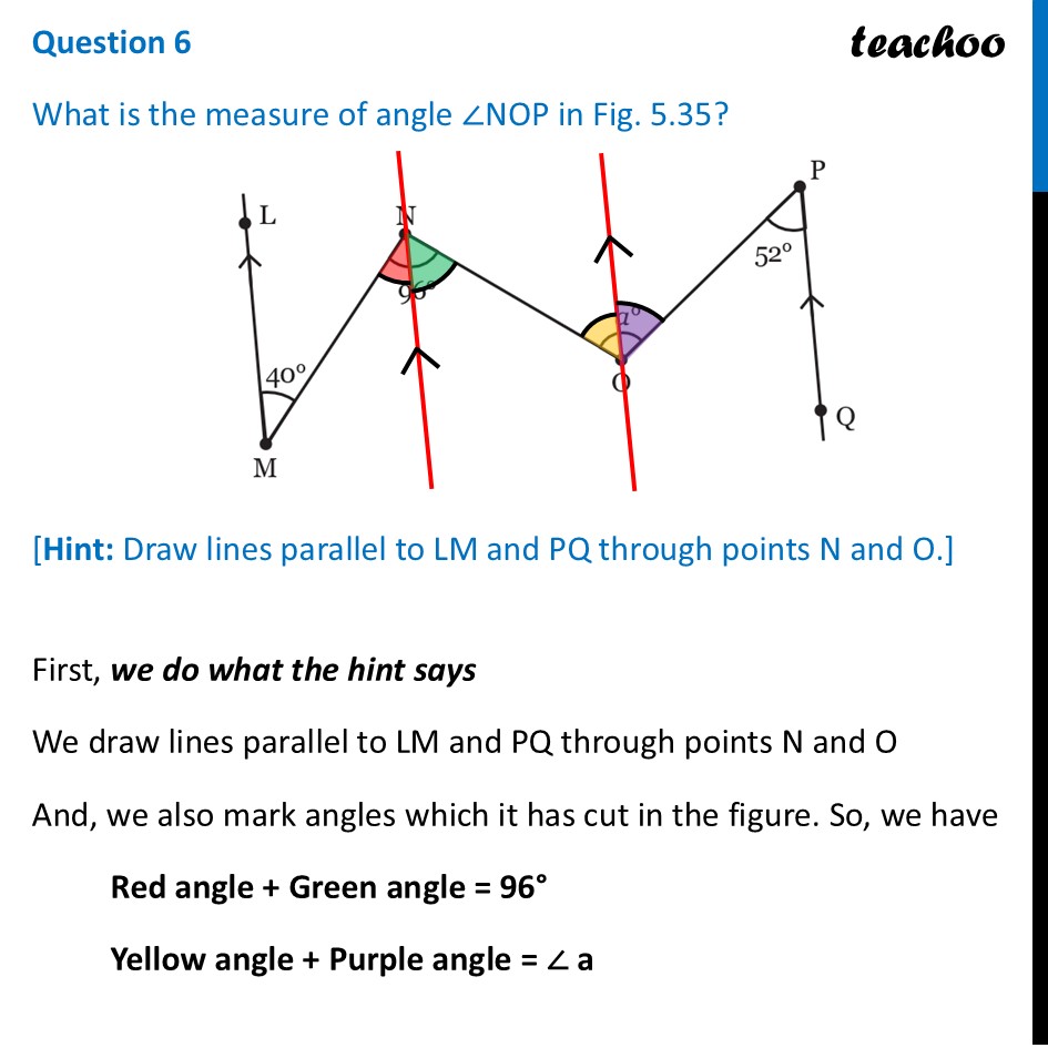 [Class 7 Maths] What is the measure of angle ∠NOP in Fig. 5.35? - Figure it out - Page 123, 124, 125