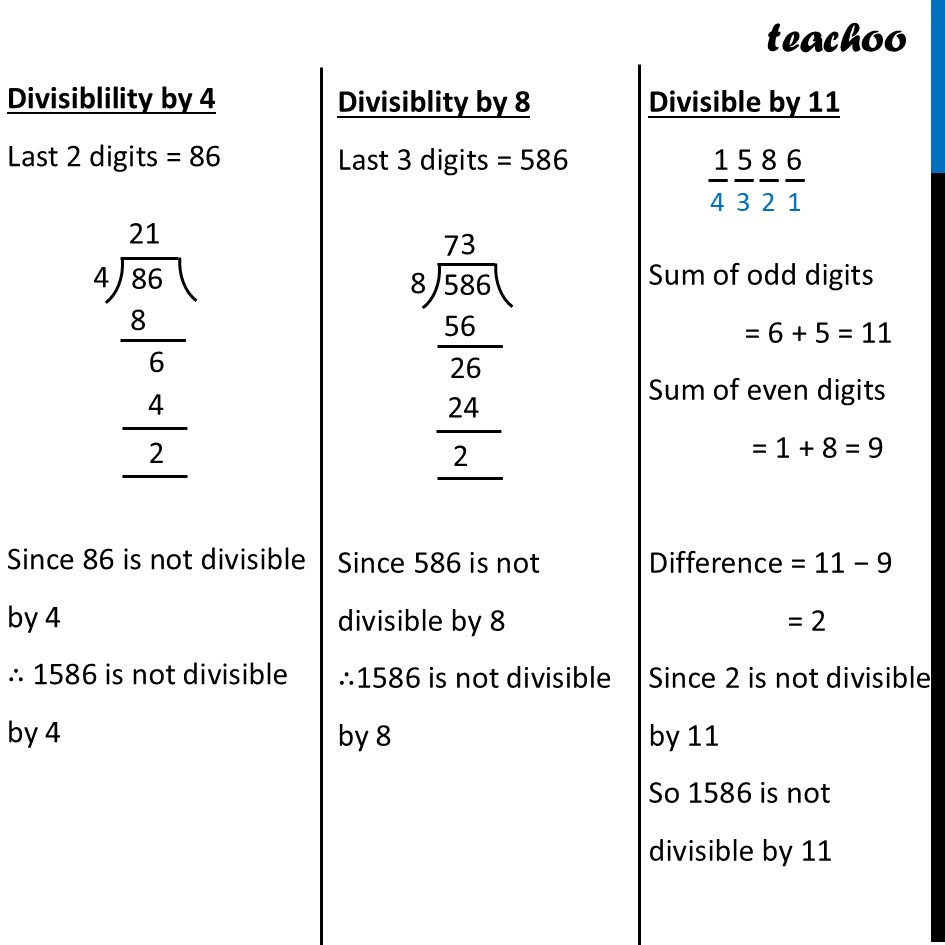 part 7 - Question 1 - Page 129 - Shortcut for Divisibility by 11 - Chapter 5 Class 8 - Number Play (Ganita Prakash) - Class 8 (Ganita Prakash - 1, 2 & Old NCERT)