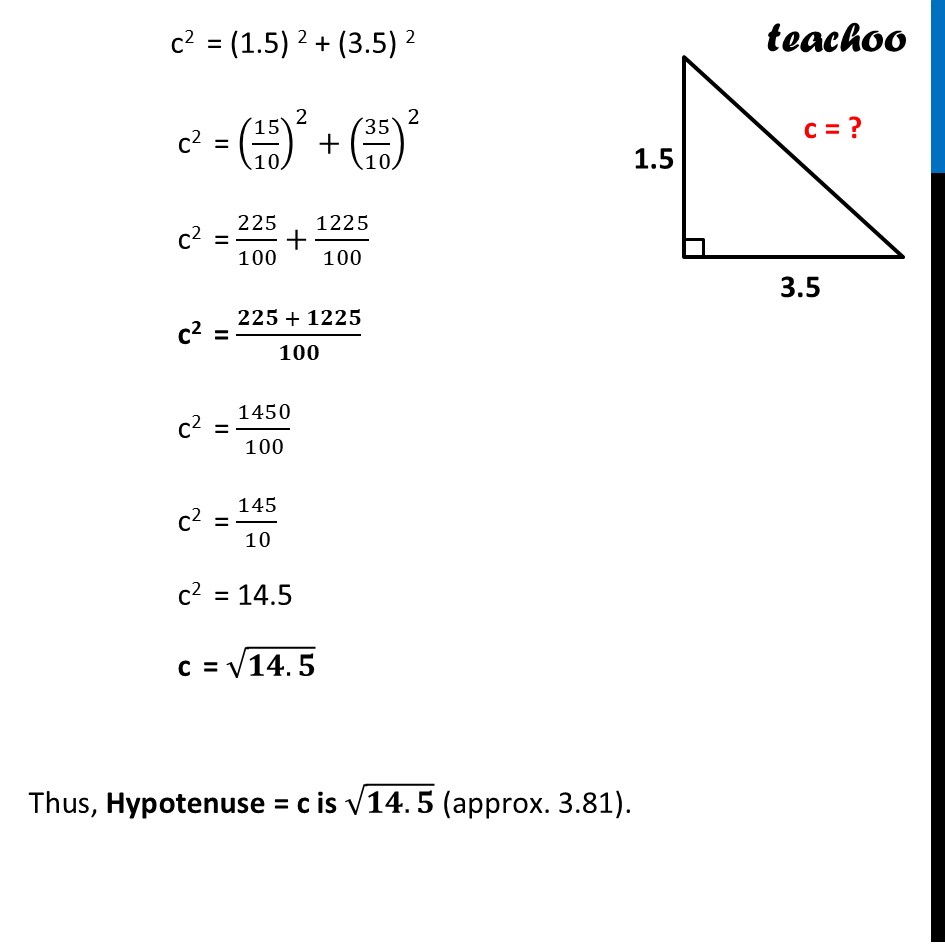 part 10 - Question 4 - Figure it out (Page 47) - Baudhāyana’s Theorem on Right-angled triangles - Chapter 2 Class 8 - The Baudhayana-Pythagoras Theorem (Ganita Part 2) - Class 8 (Ganita Prakash - 1, 2 & Old NCERT)