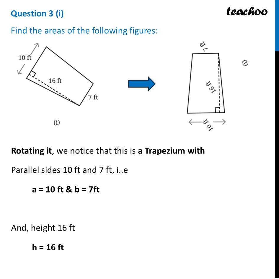 Find the areas of the following figures: [Chapter 7 Class 8 Maths] - Figure it out - Page 169-170