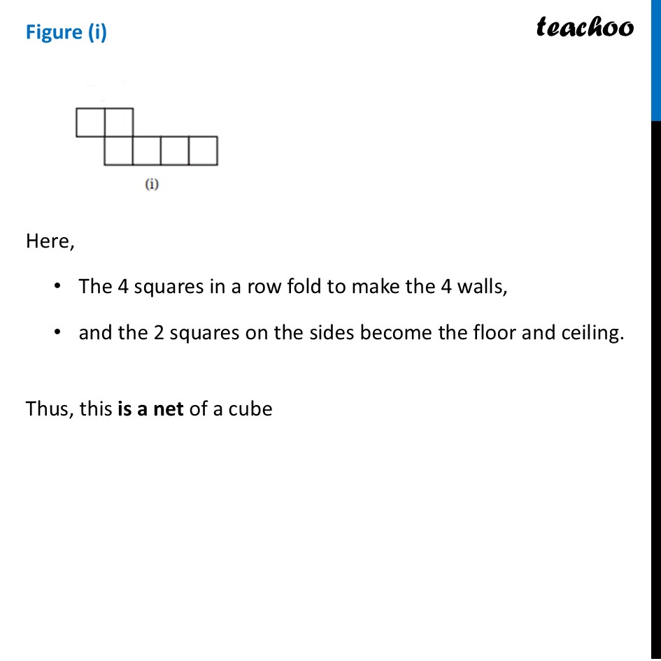 part 2 - Question 1 - Figure it out (Page 80, 81) - Net of a Cube - Chapter 4 Class 8 - Exploring Some Geometric Themes (Ganita Prakash II - Class 8 (Ganita Prakash - 1, 2 & Old NCERT)