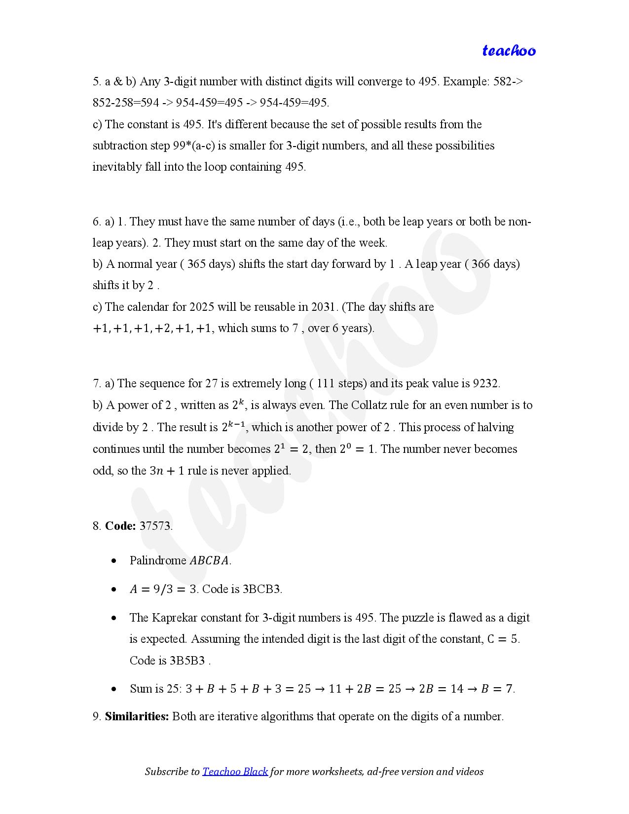part 6 - Mix Questions - Worksheet 2 - Teachoo Questions - Mix - Chapter 3 Class 6 - Number Play (Ganita Prakash) - Class 6 (Ganita Prakash & Old NCERT)