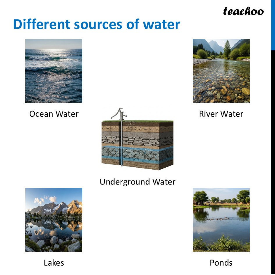 Sources of Water - Class 6 - Nature's Treasures - Curiosity - Teachoo - Concepts