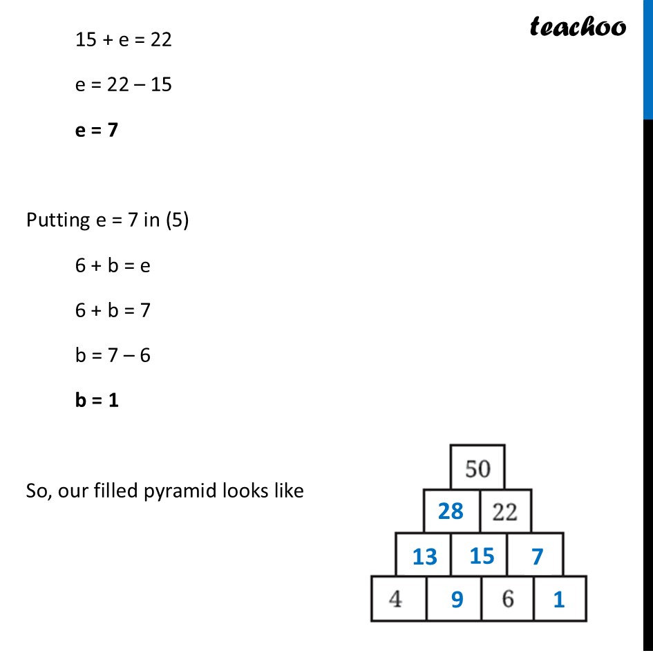 part 5 - Question 1 - Page 139 - Number Pyramids - Chapter 6 Class 8 - Algebra Play (Ganita Prakash II) - Class 8 (Ganita Prakash - 1, 2 & Old NCERT)