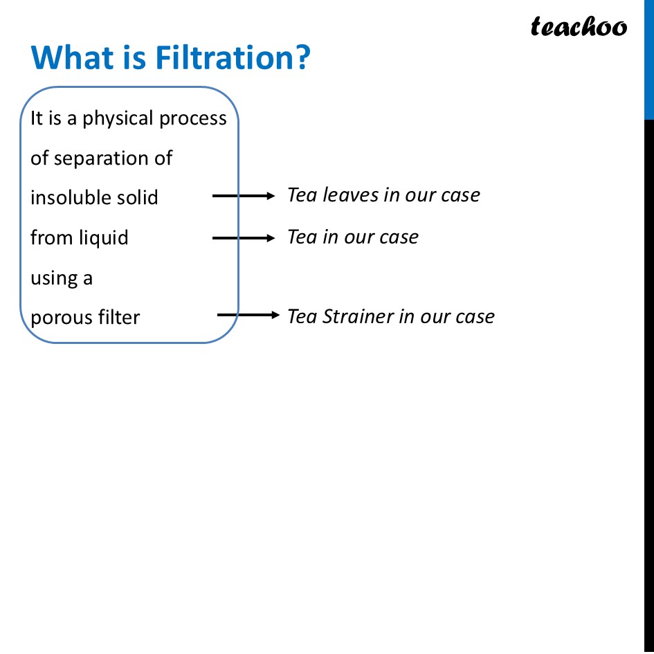 part 7 - Sedimentation, Decantation and Filtration - Concepts - Chapter 9 Class 6 - Methods of Separation in Everyday Life (Curiosity) - Class 6