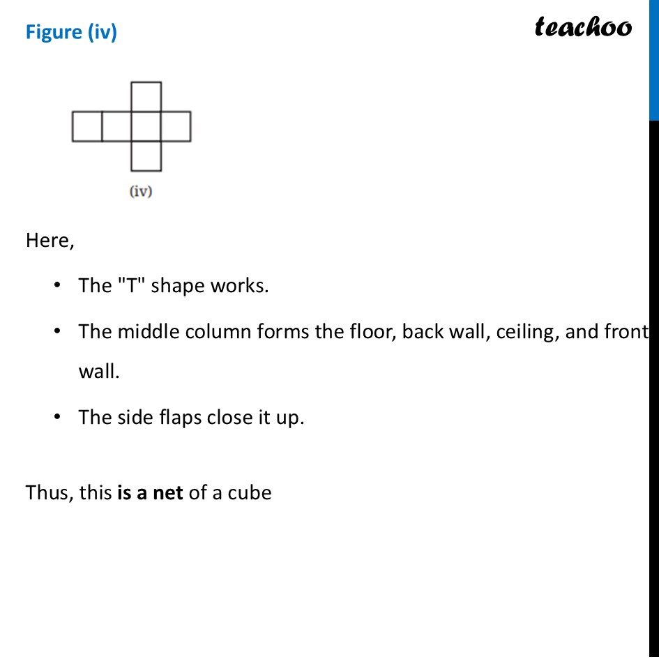 part 5 - Question 1 - Figure it out (Page 80, 81) - Net of a Cube - Chapter 4 Class 8 - Exploring Some Geometric Themes (Ganita Prakash II - Class 8 (Ganita Prakash - 1, 2 & Old NCERT)