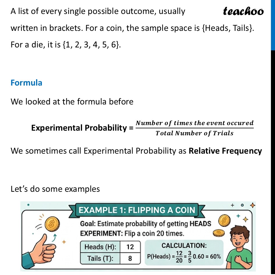 part 2 - Experimental Probability - Experimental and Theoretical Probability - Chapter 7 - The Mathematics of Maybe: Introduction to Probability - Class 9