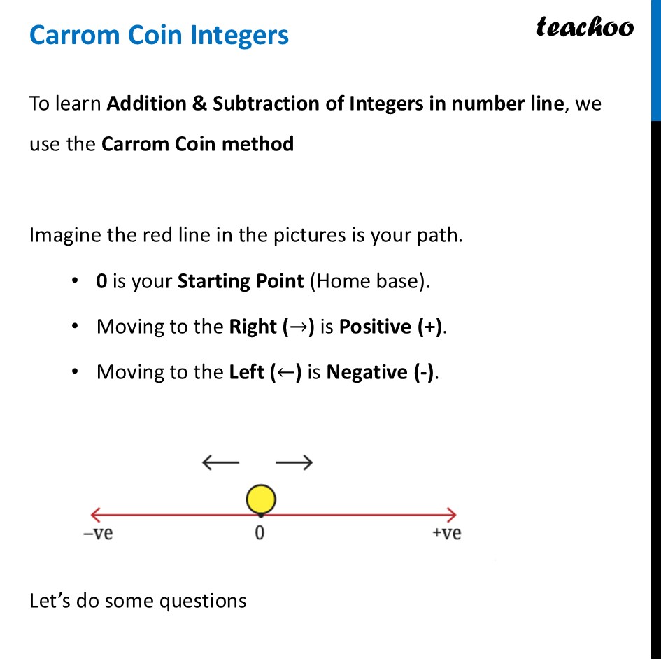 [Class 7 Ganita Prakash II] Carrom Coin Integers - Explanation - Carrom Coin Integers