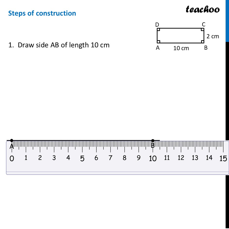 part 2 - Question 2 - Page 197 - Constructing Squares & Rectangles - Chapter 8 Class 6 - Playing with Constructions (Ganita Prakash) - Class 6 (Ganita Prakash & Old NCERT)