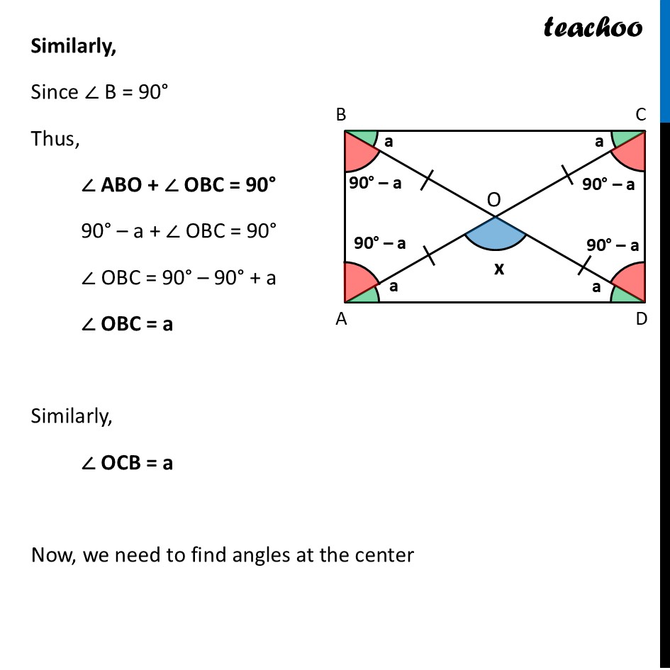 part 4 - Deduction 3 - What are the angles between the diagonals? - Rectangle - Chapter 4 Class 8 - Quadrilaterals (Ganita Prakash) - Class 8 (Ganita Prakash & Old NCERT)